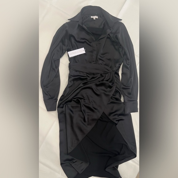 Ronny Kobo Bernice Black Dress - Picture 1 of 4